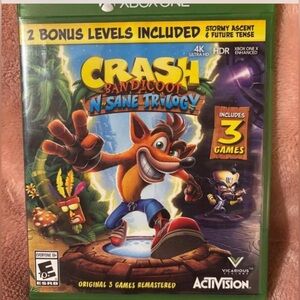 Crash Bandicoot N. Sane Trilogy for Xbox One - No Manual